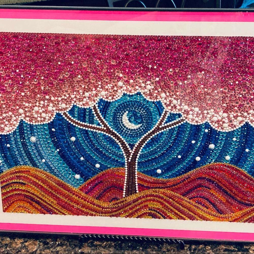 Finished Crystal Rhinestone Tree Diamond Painting